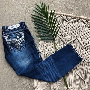 Rock Revival Crop Kai Capri Jeans Size 27